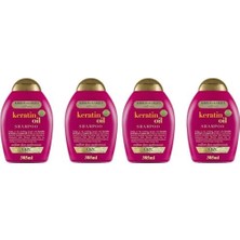 Defne Store Ogx Keratin Yağı Içeren Şampuan, 385 Ml, 4'li Paket