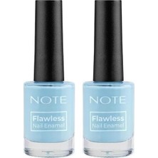 Defne Store Nail Flawless Oje 115 Baby Blue, Mavi (2 Paketi)