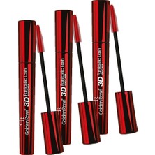 Defne Store 3D Fantastic Lash Mascara - 3 Boyutlu Hacim ve Uzunluk Veren Siyah Maskara (3 Paketi)