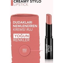Defne Store Creamy Stylo Yüksek Pigmentli & Yarı Parlak Bitişli Kremsi Ruj