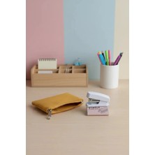 Miniso Lisanslı Basic Serisi Mini Zımba Seti – Telleriyle Birlikte Pratik Evrak Düzenleyici