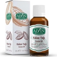 Defne Store Alvin Kakao Yağı, Soğuk Sıkım,yüzde Yüz Saf ve Doğal, 20 ml