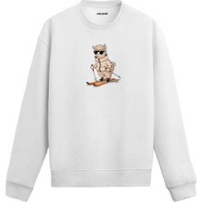 Colermi Kayakçı Alpaka Figürlü Sweatshirt