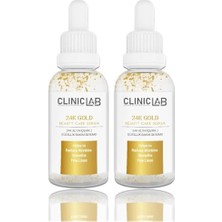 Defne Store 24K Altın Parçacıklı Yaşlanma Karşıtı Bakım Serumu 30 ml (2 Paketi)