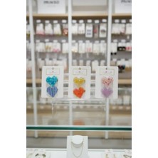 Miniso Akrilik Renkli Kalp Pens Toka – Modern Tasarım & Pratik Saç Sabitleyici
