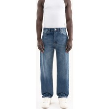 Machinist Erkek Straight Fit Jean Pantolon Mavi