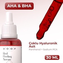 Defne Store Voop Kırmızı Peeling, Cilt Yenileyici Serum 30 ml