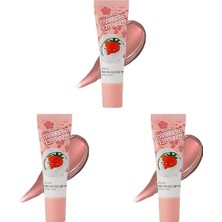 Defne Store Esfolio Hindistan Cevizi ve Çilek Içeren Dudak Balmı Coconut Strawberry Lip Balm (3 Paketi)