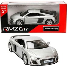 Rmz City 1:32 Avrupa Serisi Die Cast Çek Bırak Model Araba - Gri Audi R8 Coupe
