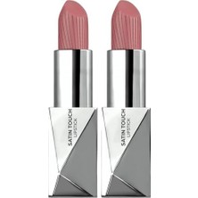 Defne Store Alix Avien Uzun Süre Kalıcı Nemlendirici Pürüzsüz Etkili Yarı Mat Ruj Satin Lipstick 809 Roasted Pink (2 Paketi)