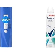 Defne Store Şampuan ve Saç Bakım Kremi Kepeğe Karşı Etkili 400 ml + Rexona Kadın Sprey Deodorant Shower Fresh 72 Saat Kesintisiz Üstün Koruma 200 ml