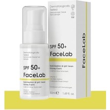 Defne Store Facelab Sakinleştirici ve Işıltı Veren C Vitamini ve Centella Içerikli Spf 50 ve Güneş Kremi 50 ml