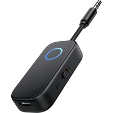 Microcase Ses Alıcı Verici Bluetooth Dönüştürücü  5.4 – 2’si 1 Arada Aux Adaptör, Usb-C Şarj,araç & Ev Hoparlör Için Kablosuz Müzik Adaptörü - AL5781
