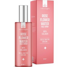 Defne Store Naturagen Gül Suyu Yüz Spreyi 100 ml | Aydınlatıcı & Gözenek Sıkılaştırıcı | Kolajenli |%100 Doğal Gül Mayalı