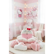 Miniso Sanrio Lisanslı Hello Kitty Oturma Minderi Yumuşak Konforlu Dekoratif Tasarım 36X40 cm