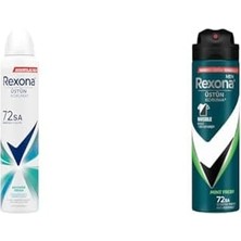 Defne Store Kadın Sprey Deodorant Shower Fresh 72 Saat Kesintisiz Üstün Koruma 200 Ml(1) Rexona Men Erkek Sprey Deodorant Natural Fresh Mint 72 Saat Kesintisiz Üstün Koruma 150 Ml(2)