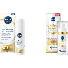 Defne Store Sun SPF50 Primer Nemlendirici Makyaj Bazı 30ML ve  Thiamidol Leke Karşıtı Cilt SERUM30ML