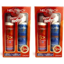 Defne Store Orzax Neutracy Güneş Koruyucu Set Karma & Yağlı Ciltler Için - Güneş Kremi SPF50+ 150 ml + After Sun Losyon 150 ml (2 Paketi)
