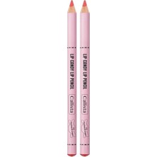 Defne Store Callista Lip Candy Dudak Kalemi 05 Peaches & Cream, Turuncu 2li Paket