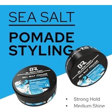 Defne Store Black & Red Wax Saç Şekillendirici Wax Sea Salt Pomade Deniz Tuzlu Güçlü Tutuş - 120 ml