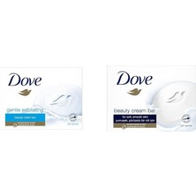 Defne Store Beauty Cream Bar Katı Güzellik Sabunu Gentle Exfoliating Nemlendirici Etkili, 90 G(6) Dove Beauty Cream Bar Katı Güzellik Sabunu Original Nemledirici Etkili, 90 G(1)