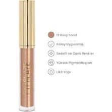 Defne Store Eye Glaze Eyeshadow No: 12 Rosy Sand - Mat Likit Far