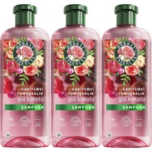 Defne Store Herbal Essences Kadifemsi Yumuşaklık Gül Kokulu Şampuan 350ML 3lü Paket