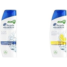 Defne Store & Shoulders Seti | Klasik Bakım Günlük Kullanım 330 ml Şampuan X2 + Limon Ferahlığı Yağlı Saçlar Için Günlük Kullanım 330 ml Şampuan X2