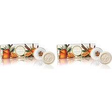 Defne Store Saponificio Artigianale Fiorentino Sabun 3X100 gr - Orange And Cinnamon (2 Paketi)