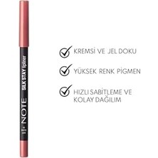 Defne Store Cosmetics Silk Lipliner Suya Dayanıklı Ipeksi Dudak Kalemi - 03 Soft Bloom