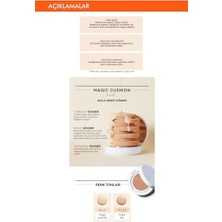 Defne Store Yarı Mat Görünüm Sunan Cushion Fondöten (Iç Yedek) Cushion Cover Lasting SPF50+/PA+++ (No.23)