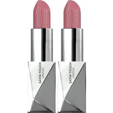 Defne Store Alix Avien Uzun Süre Kalıcı Nemlendirici Pürüzsüz Etkili Yarı Mat Ruj Satin Lipstick 821 Esthetic Maroon (2 Paketi)