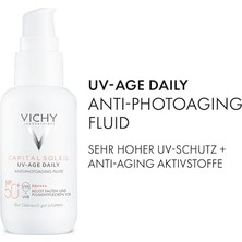 Defne Store Capital Soleil Uv Age Daily SPF50 Foto Yaşlanma Karşıtı Güneş Kremi 40ML
