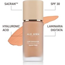 Defne Store Alix Avien Kırışıklık Karşıtı Nemlendirici SPF30 Parlak Bitişli Fondöten Care Enhancer 819 Warm (2 Paketi)