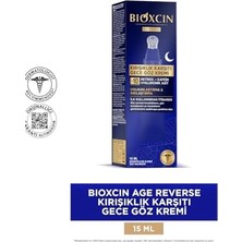 Defne Store Age Reverse Gece Göz Kremi 15 ml – Retinol, Kolajen, Hyaluronik Asit ve Bitkisel Kompleks Içerikli – Kırışıklık Karşıtı ve Aydınlatıcı Etki (2 Paketi)