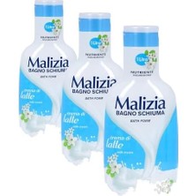 Defne Store Malizia Duş Jeli Süt Kreması 1000 ml (3 Paketi)