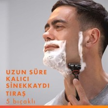 Defne Store Fusion5 Erkekler Için Tıraş Makinesi ve 200 ml Tıraş Jeli