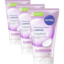 Defne Store Yüz Temizleme Kremi 150 Ml,nemlendirici,pürüzsüzleştirici, Yağı Özü, Hassas ve Kuru Ciltler (3 Paketi)