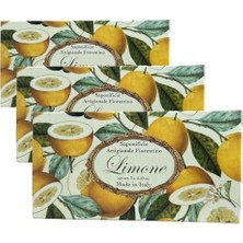 Defne Store Saponificio Artigianale Fiorentino Sabun 3X125 gr - Lemon (3 Paketi)