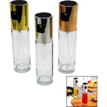 Uravas Store 100 ml Sprey Cam Yağdanlik Krom - Renkli̇ Sprey Kafa - Ince Uzun Şi̇şe (5528)