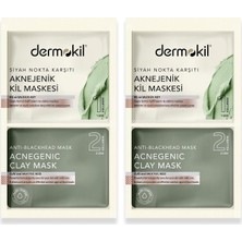 Defne Store Siyah Nokta Karşıtı Kil Maske 2x7.5 ml (2 Paketi)