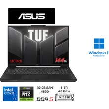 Asus tuf Gaming FX607VU-RL017 Intel Core 5 210H 32GB 1tb SSD RTX4050 140W W11 Pro 16" Duddi