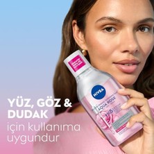 Defne Store Aqua Rose Gül Suyu ve Serum Içeren Çift Fazlı Micellar Makyaj Temizleme Suyu 400ML,YÜZ Göz Dudak, Spf Filtrelerini Temizler