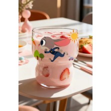Miniso Disney Zootropolis Lisanslı Judy Hopps Borosilikat Cam Bardak – Estetik Şeffaf Su Bardağı 300 ml