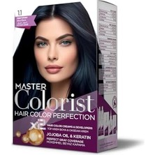 Defne Store Set Saç Boyası 1.1 Mavi Siyah