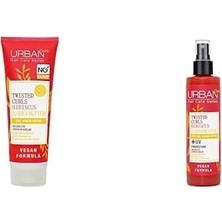 Defne Store Twisted Curls Hibiscus & Shea Butter Kıvırcık ve Dalgalı Saçlara Özel Saç Bakım Kremi Sülfatsız 250 Ml- Vegan x Sıvı Saç Bakım Kremi 200 Ml- Vegan