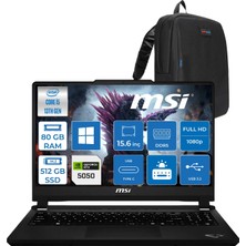 Msi Cyborg 15 Max C13WE-072XTR Intel Core I5 13420H 80GB Ddr5 512GB SSD Geforce RTX5050 100W Gddr7 8gb Windows 11 Home 15.6" IPS Fullhd (1920X1080) 144Hz Oyuncu Bilgisayarı 072TRH32 + Zetta Çanta