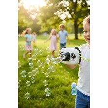 Miniso Hayvan Serisi Kamera Figürlü Baloncuk Oyuncak – Taşınabilir Askılı Eğlenceli Panda 9 cm