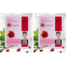 Defne Store Dermal Nemlendirici ve Pürüzsüzleştirici Gül Özlü Kolajen Maske 23GR 2li Paket