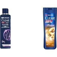 Defne Store Scalp Pro Saç Dökülmesine Karşı Güçlendirici Şampuan Kepeğe Karşı Etkili 300 Ml(1) Clear Men Kepeğe Karşı Etkili Şampuan Saç Dökülmesine Karşı Kahve Çekirdeği Özü 350 Ml(2)